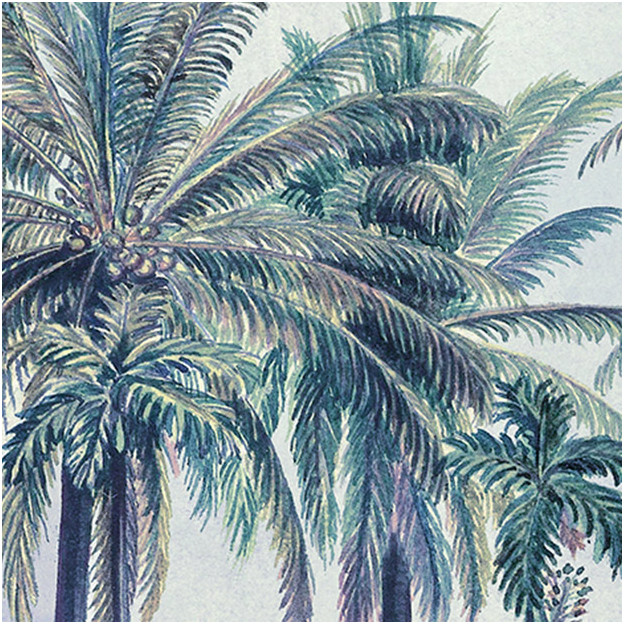 Palm Grove, Blue - Image 3